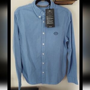 HARLEY DAVIDSON Embroidered Oxford Shirt